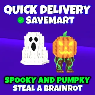 Spooky and pumpky