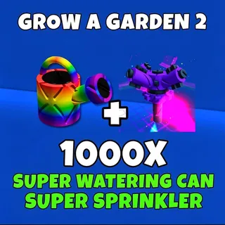 1000x Super sprinkler and super watering can
