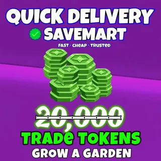 Trade tokens grow a garden