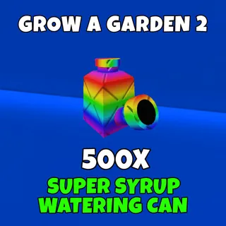 500x super syrup watering can