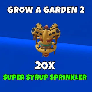20x super syrup sprinkler