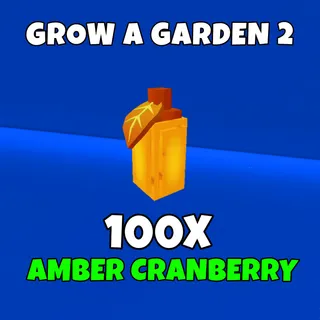 100x amber cranberry