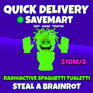 Radioactive spaghetti tualetti