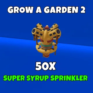 50x super syrup sprinkler