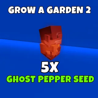 5x Ghost pepper seed
