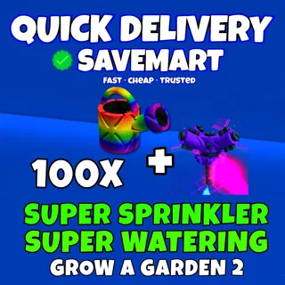 Super sprinkler and super watering 