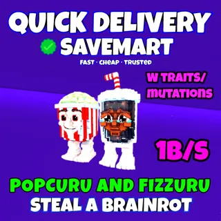 Popcuru and fizzuru 1b/s