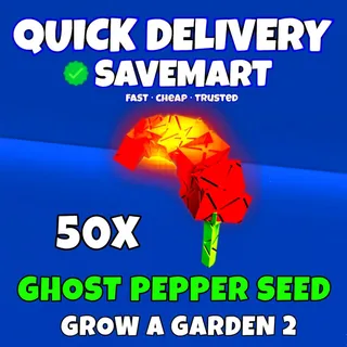 50x Ghost pepper seed