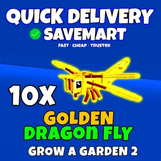 10x golden dragonfly 