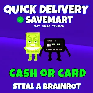 Cash or card
