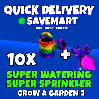 10x Super sprinkler And super watering