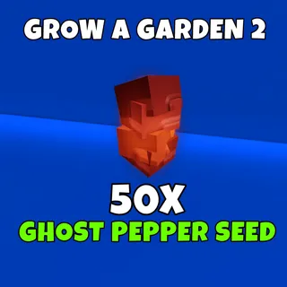 50x Ghost pepper seed