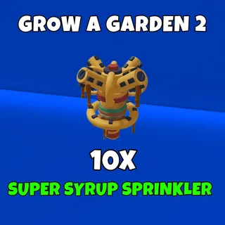 10x super syrup sprinkler