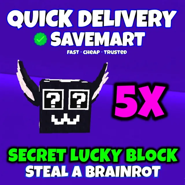 Secret lucky block - Roblox Game Item - Gameflip