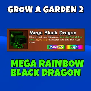 Mega rainbow black dragon