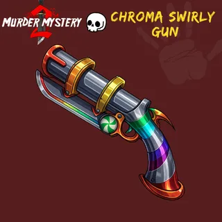 Chroma Swirly Gun| Murder Mystery 2