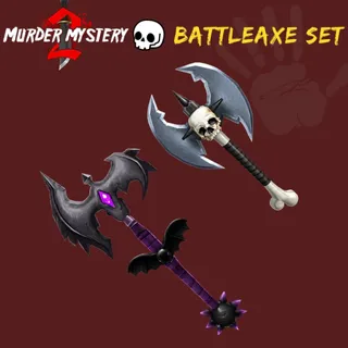 BattleAxe Set| Murder Mystery 2