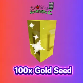 100x Gold Seed - Grow A Garden 2