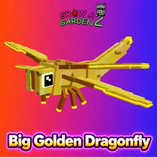 Big Golden Dragonfly - Grow A Garden 2