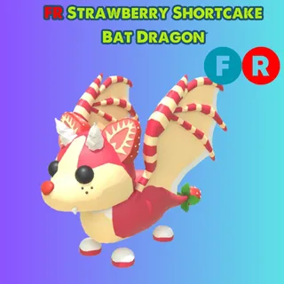 FR Strawberry Shortcake Bat Dragon| Adopt Me