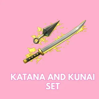 Katana And Kunai Set - Baddies