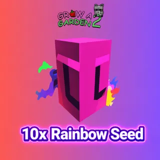 10x Rainbow Seed - Grow A Garden 2