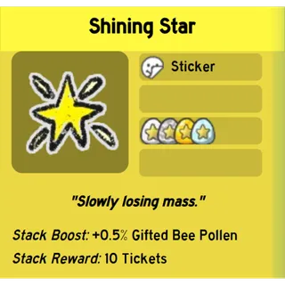 Shining Star|  Bee Swarm Simulator