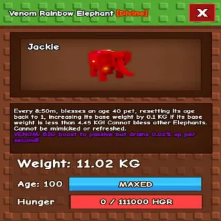 11KG RBH ELEPHANT GAG