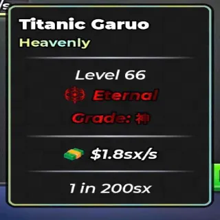 ANIME DICE - TITANIC GARUO