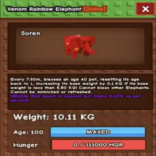 10KG RBH ELEPHANT
