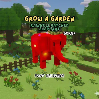 60KG+ RAINBOW HATCHED ELEPHANT