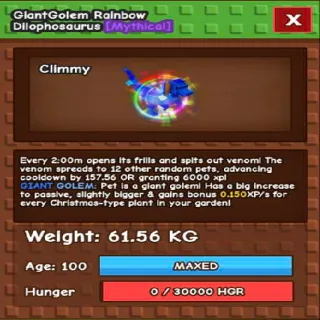 GIANTGOLEM 61KG RBH DILO!