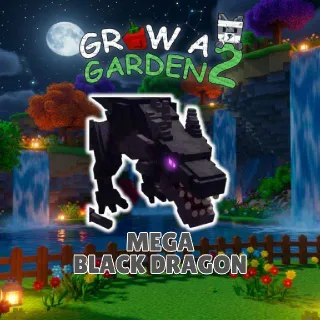 MEGA BLACK DRAGON - GROW A GARDEN 2
