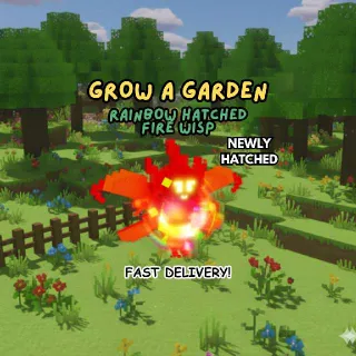 RAINBOW HATCHED FIRE WISP / RBH FIRE WISP [NEW PET!]