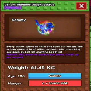 VENOM MUT RBH DILO 61KG