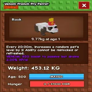 Titanic French Fry Ferret / FFF