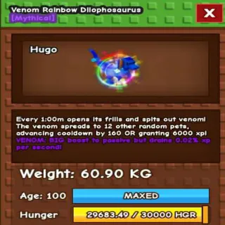 HUGE VENOM RBH DILO 60KG