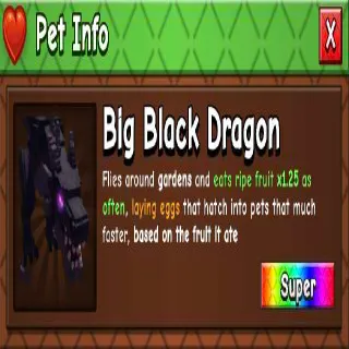 GAG 2 - BIG BLACK DRAGON