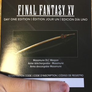 Final Fantasy Xv Masamune Dlc Weapon Ps4 Ps4 Games Gameflip