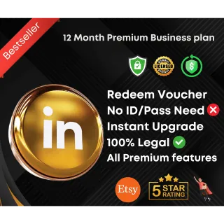 12 Month LinkedIn Premium Business Plan Voucher Redeem