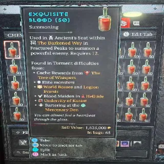 1200x Exquisite Blood