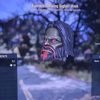 Glowing Big Foot Mask
