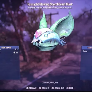 Glowing Scorchbeast Mask