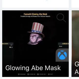 Glowing Abe Mask