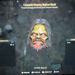 Glowing Bigfoot Mask