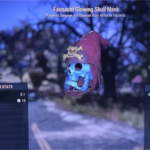 Glowing Skull Mask