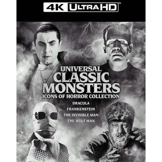 Universal Classic Monsters: Icons of Horror Collection 4k