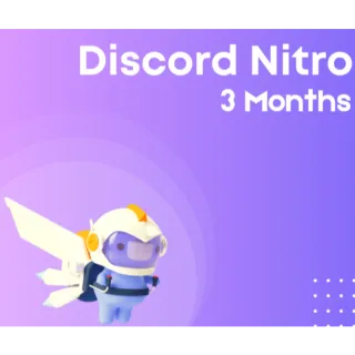 DISCORD NITRO 3 MONTHS