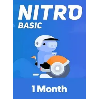 Discord Nitro Basic - 1 Month Trial Subscription Gift (ONLY FOR NEW ACCOUNTS)