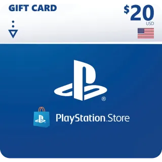 PSN Card 20 USD - PlayStation Network USA  Very fast delivery🔥